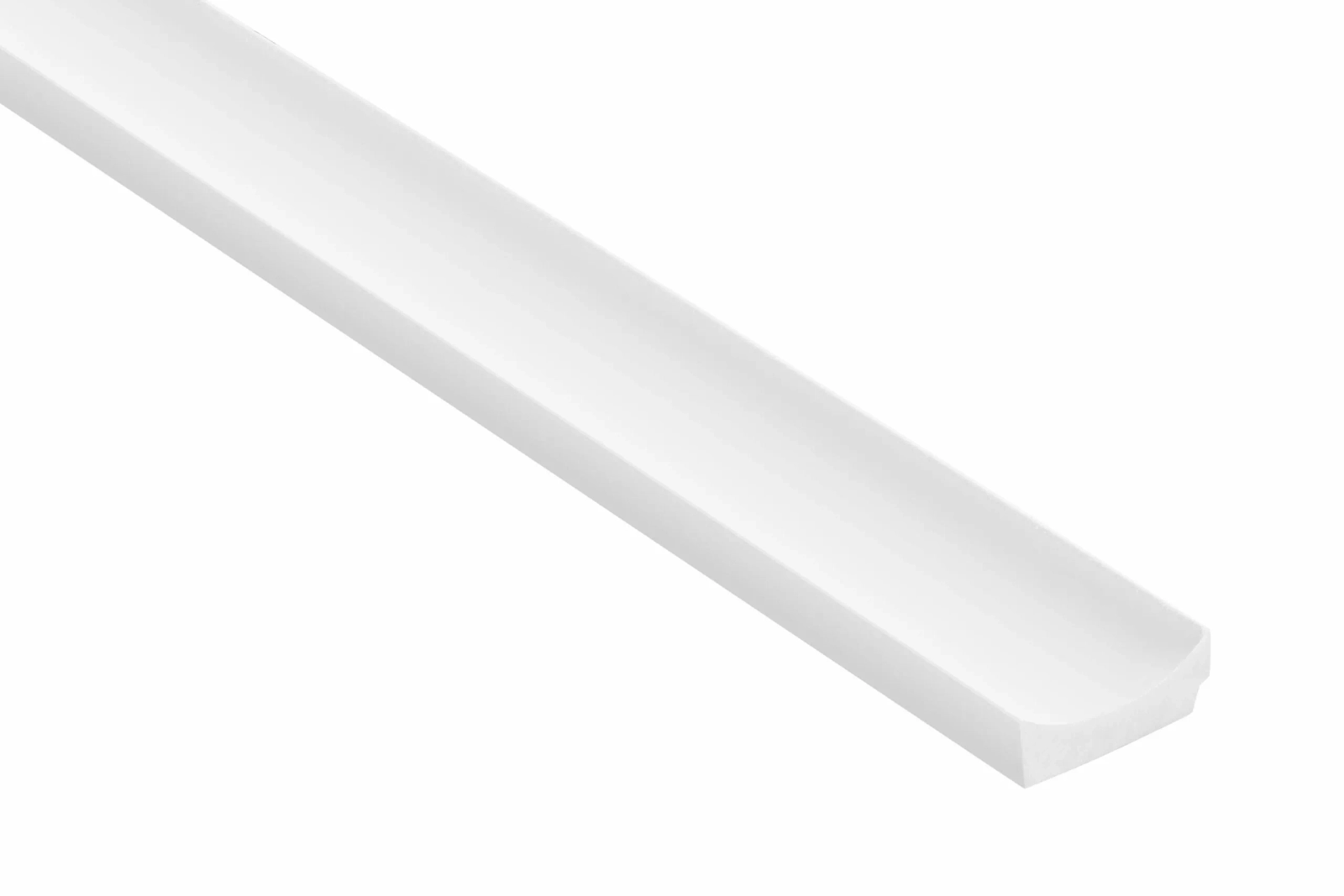 Lewe zakończenie panela ściennego WP002LT Lumio biały wym. 200 x 1.15 x 3.1 cm, z PolyForce