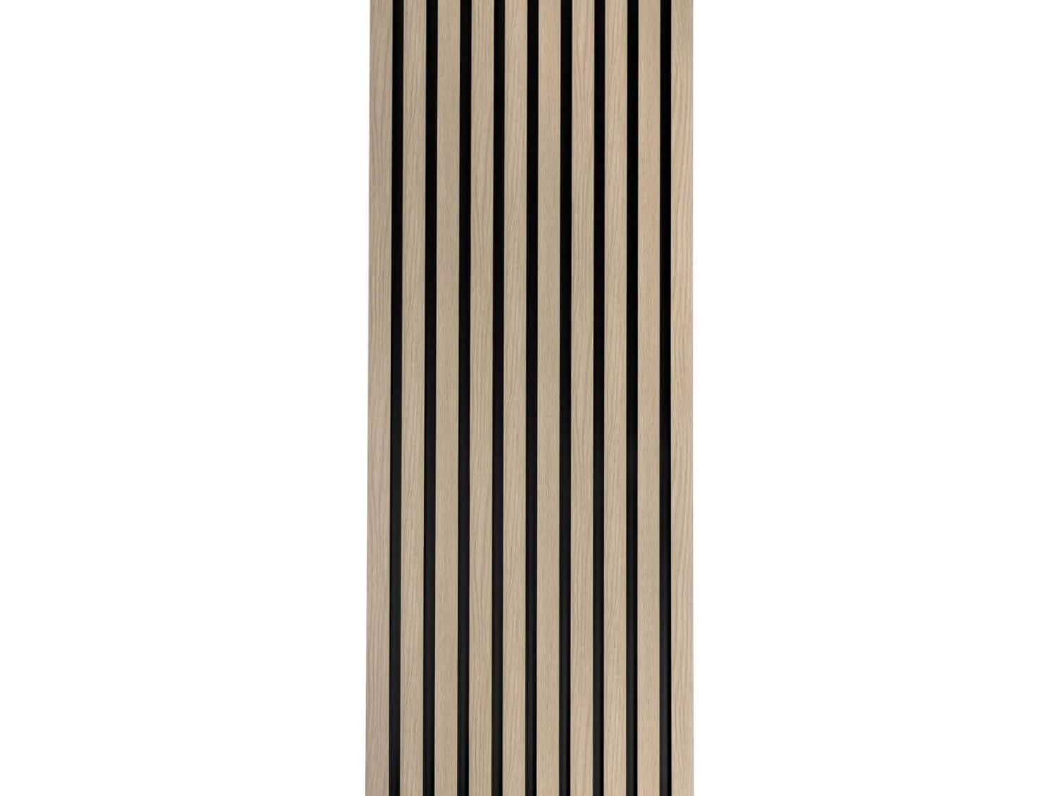 Lamela ścienna L0202T jasny dąb wym. 200 x 1.2 x 12.1 cm, z PolyForce