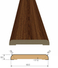 PRÓBKA 20 CM - Opaska drzwiowa MDF maskująca, Dąb Królewiecki, obramowanie drzwi 6 cm