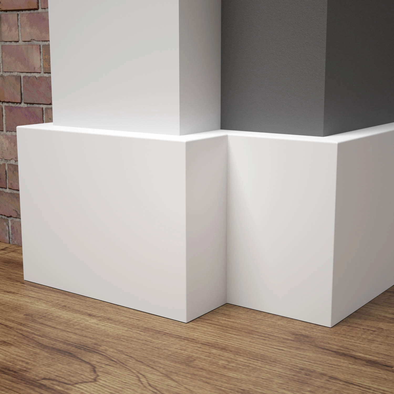 Listwa przypodłogowa MDF - PRIMA 12cm - do malowania