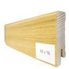 Drewniana listwa przypodłogowa lakierowana 60/16 (240 cm x 6 cm x 1,5 cm) Orzech Amerykański
