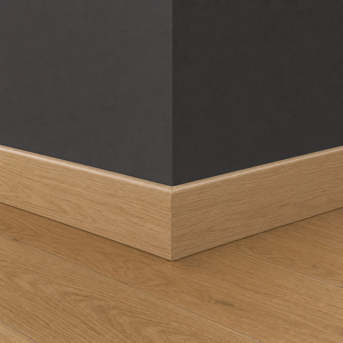PRÓBKA 20 CM - Listwa przypodłogowa MDF TRIO R5, Dąb Natur, 8cm