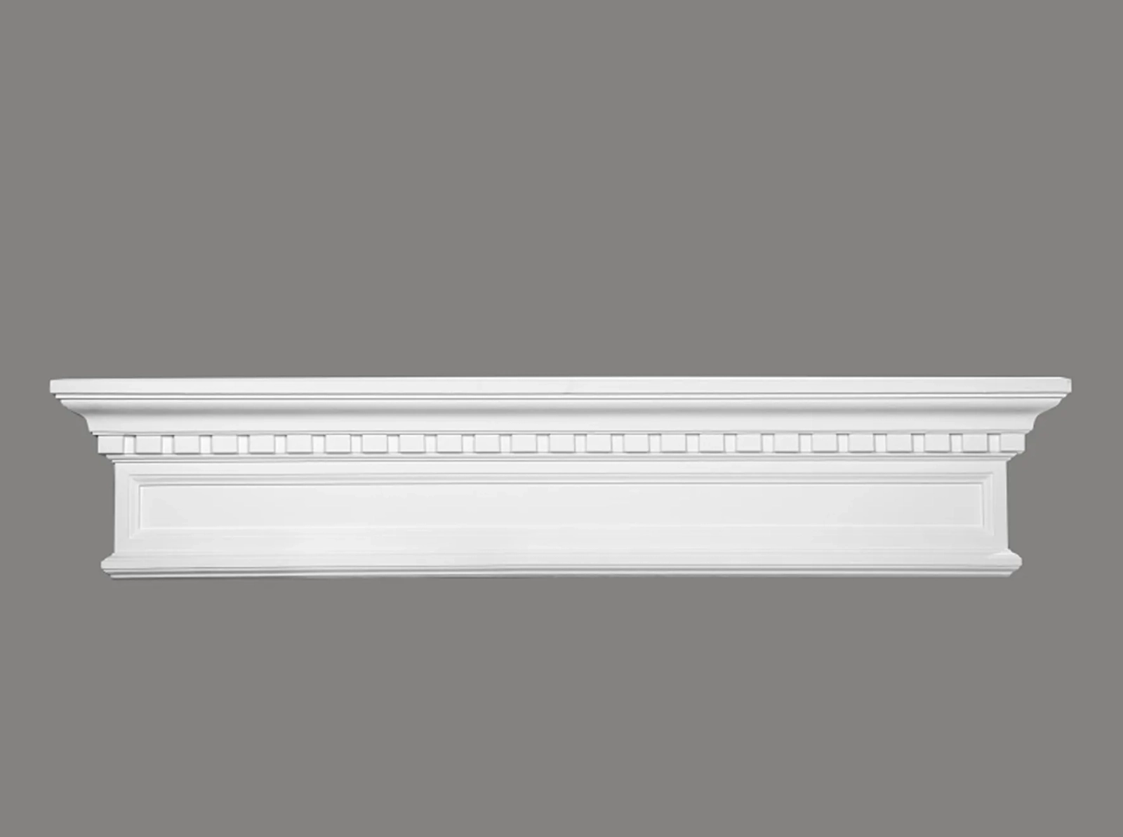 Portal nad drzwi D2531 biały wym. 124 x 8.8 x 25 cm, z ProFoam