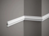 Listwa ścienna MD026 biała wym. 200 x 1.5 x 4.5 cm, z PolyForce