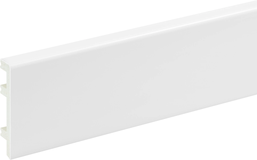 Biała Listwa przypodłogowa cokół Creativa STL80 - PVC – Status Line 220 cm