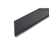 Listwa przypodłogowa aluminiowa grafit RAL7021 cokół Creativa LP100