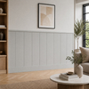 Boazeria ścienna LOFT MDF surowa do malowania - długość 200 cm, wysokość 118 cm