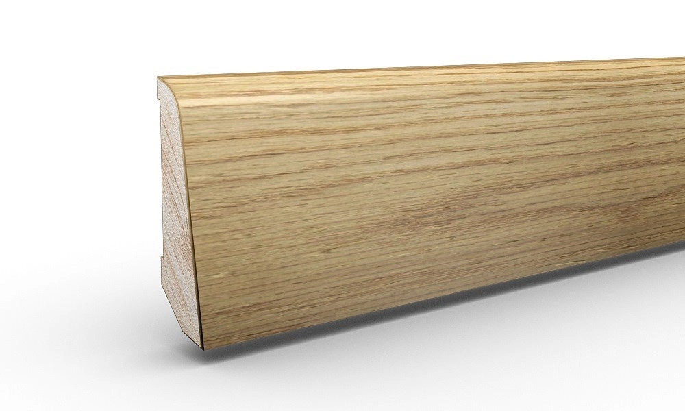 Listwa przypodłogowa fornirowana lakierowana LS58 (240 cm x 5,8 cm x 1,6 cm) dąb