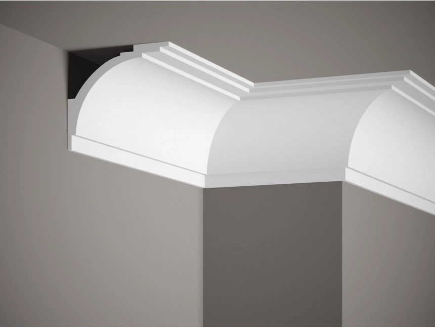 Listwa przysufitowa oświetleniowa MD105 biała wym. 200 x 12 x 10.8 cm