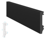 Listwa przypodłogowa Krome P8015B (240 cm x 8 cm x 1,5 cm) polistyren czarna