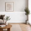 Boazeria ścienna LED - długość 200 cm, wysokość 114,5 cm - zestaw listew MDF