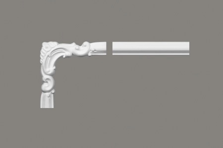 Narożnik MDD332-11 biały wym. 21 x 21 x 4.1 cm, z ProFoam