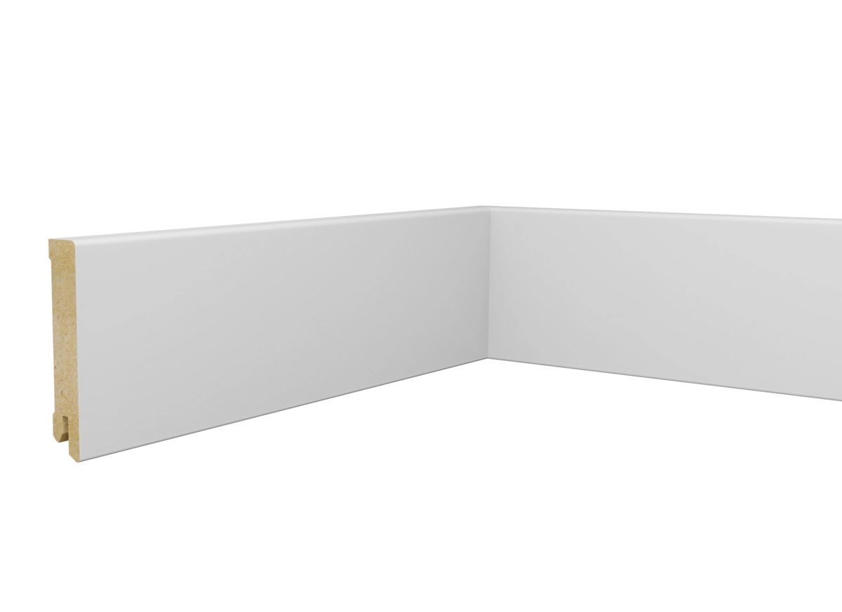 Listwa przypodłogowa MDF Biała Premium, 80x15 mm, Pedross - ostatnie 14 metrów