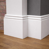 Listwa przypodłogowa MDF - ESTILO 15cm - Biała Premium