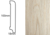 Listwa przypodłogowa fornirowana nielakierowana CP100 R10 (240 cm x 10 cm x 1,8 cm) dąb