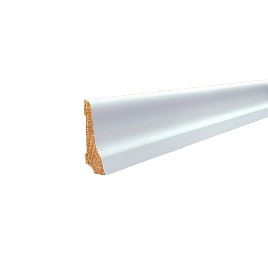 Listwa przypodłogowa drewniana lakierowana LP70 (240 cm x 7 cm x 2,5 cm) biała