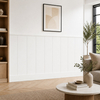Boazeria ścienna LOFT do malowania - długość 200 cm, wysokość 114,5 cm + Farba biały RAL9016