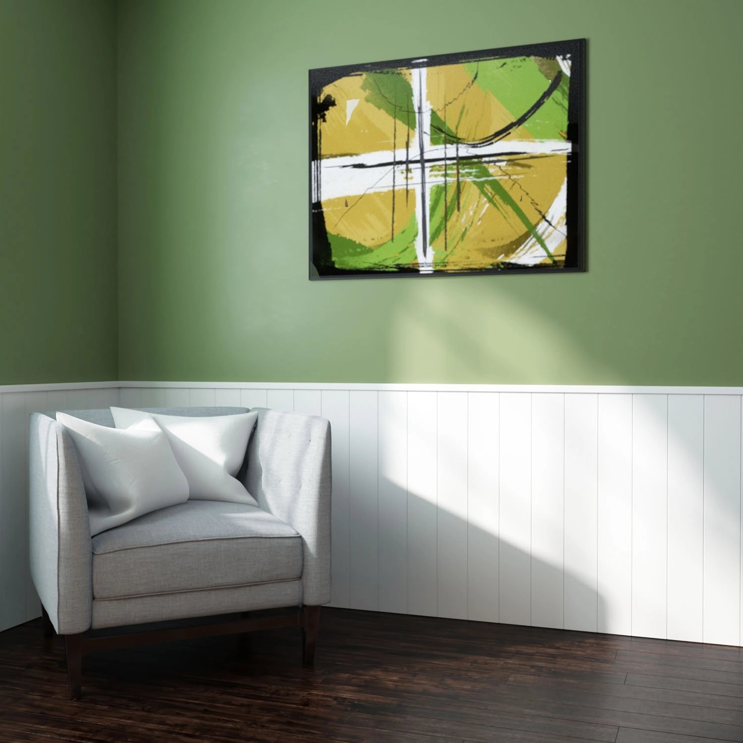 Nowoczesna boazeria ścienna MDF lakierowana - wym. 200 x 102 cm - Pure Slim