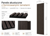 Lamele Fornirowane na filcu akustycznym - Dąb Wędzony 60 x 280 cm