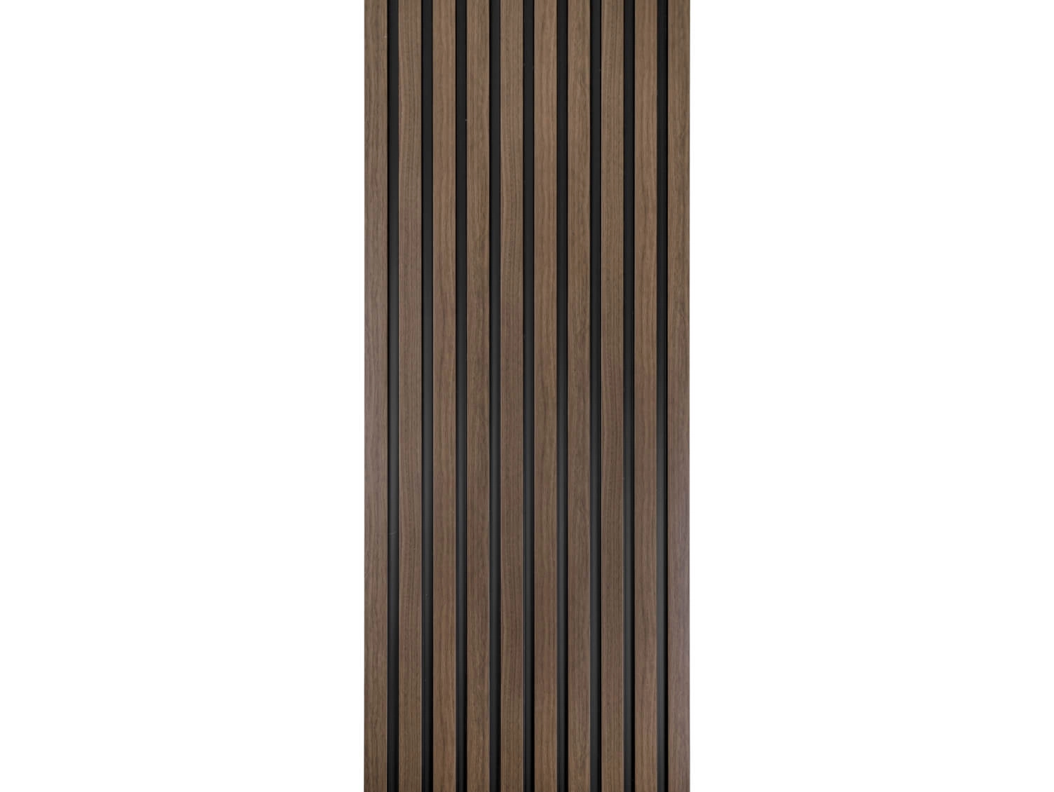 Lamela ścienna L0204T w kolorze ciemny dąb, wym. 200 x 1.2 x 12.1 cm, z PolyForce