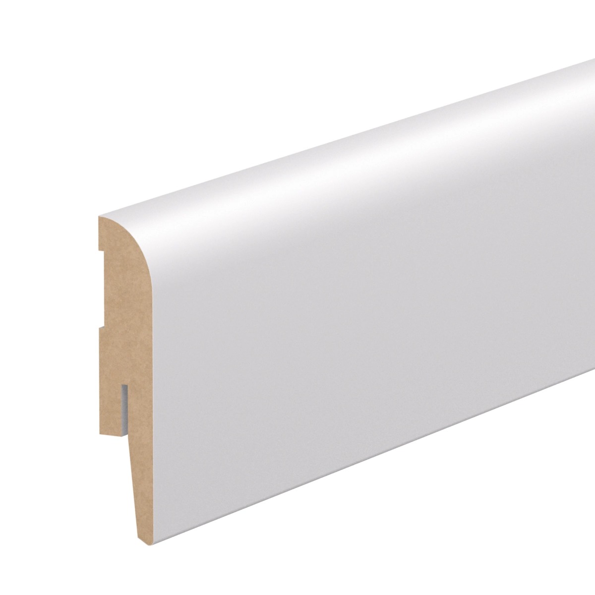 Listwa przypodłogowa MDF OTTO, Biała Premium, 8cm