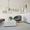 Boazeria ścienna LED do malowania - długość 200 cm, wysokość 114 cm + Farba czarnoszara RAL7021