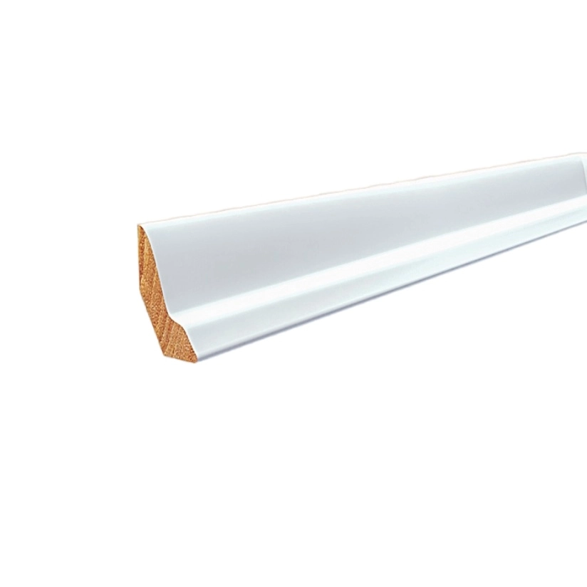 Listwa przypodłogowa drewniana lakierowana LP60 RAL 9003 (240 cm x 5 cm x 3 cm) biała