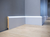 Listwa przypodłogowa drewniana lakierowana OPAL 100 (240 cm x 10 cm x 1,6 cm) iglaste