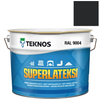 Teknos Superlateksi, matowa farba do boazerii, listew i sztukaterii, pojemność 0,9 L, kolor czarny RAL9004