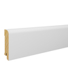 PRÓBKA 20 CM - Listwa przypodłogowa świerkowa 70x15 mm – biała Polyblend