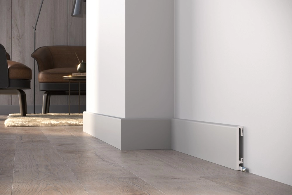 Listwa przypodłogowa Premium Floor Durofit PF100G szara 10 cm
